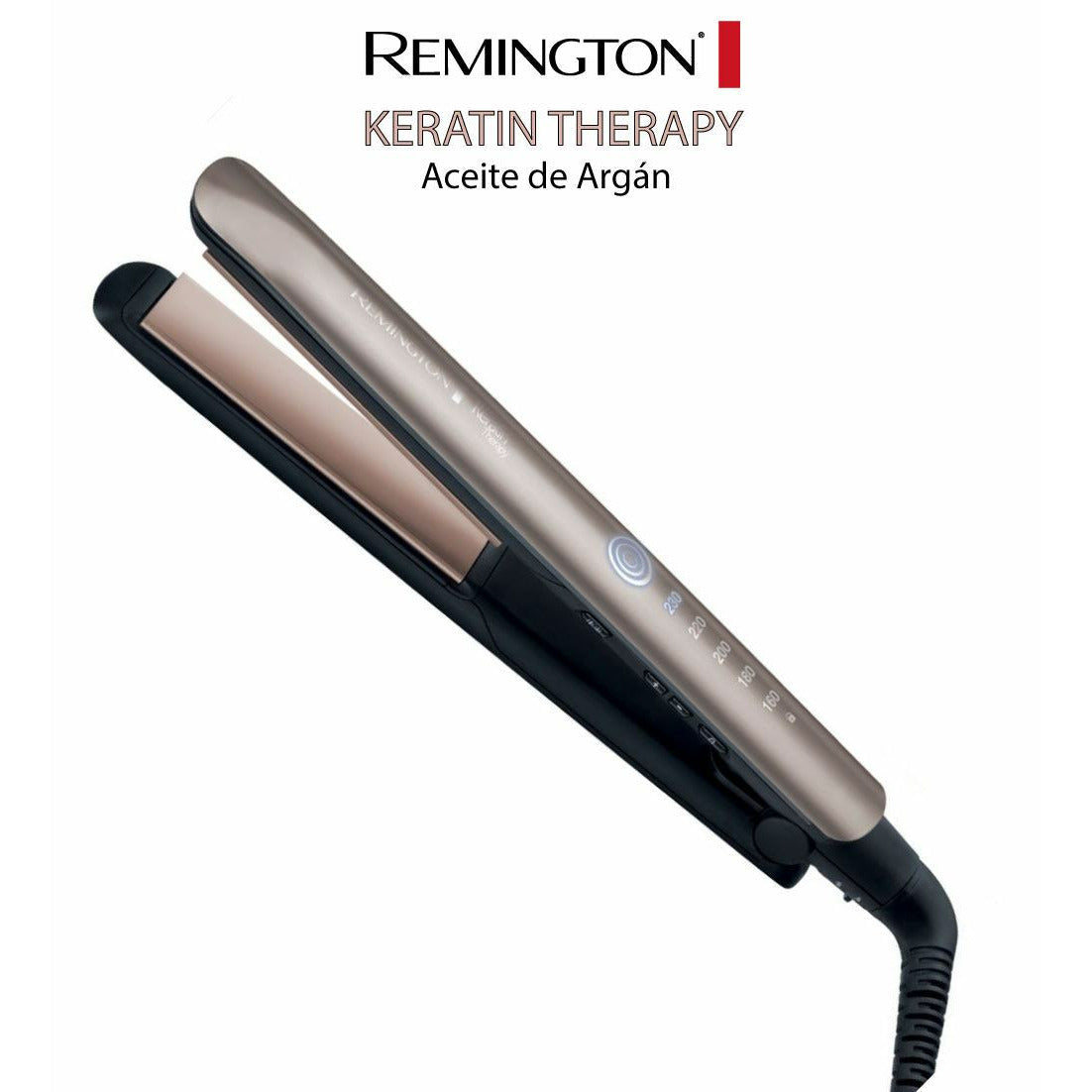 Plancha Original Remington Keratin Therapy Aceite De Argán –