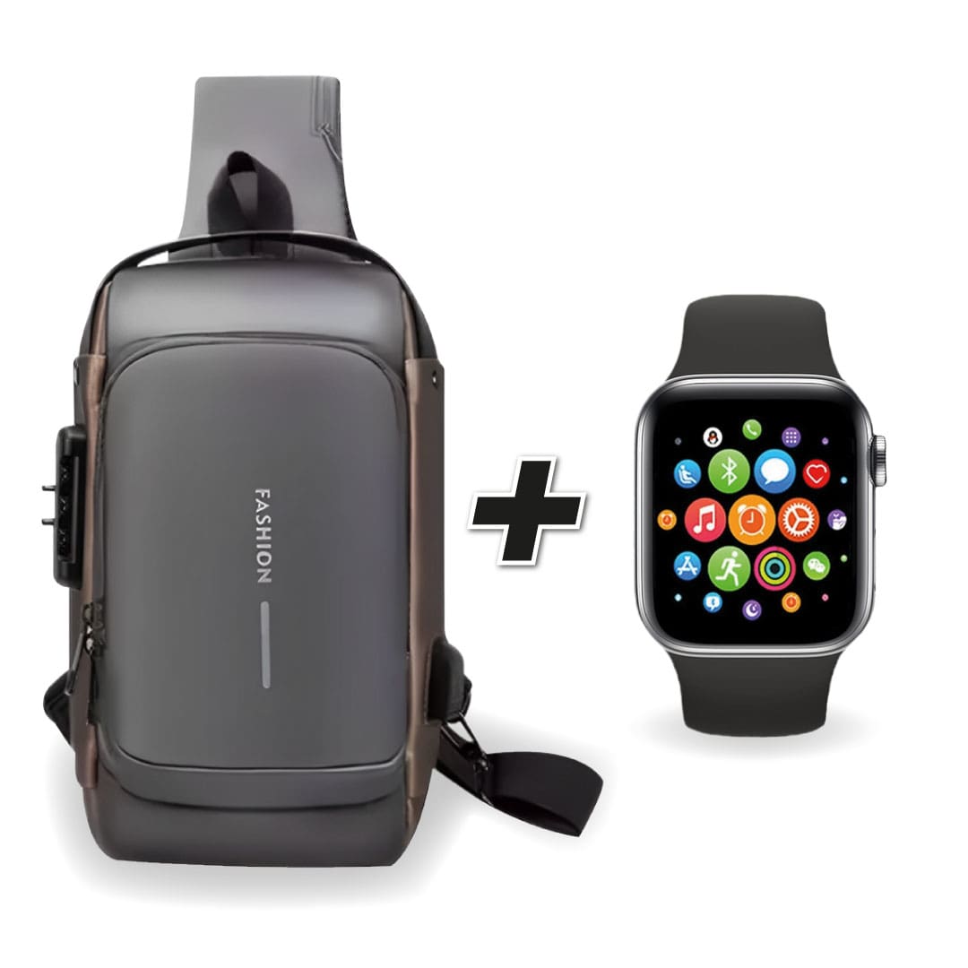 ¡DUO! Smartwatch T500-T55 + Bolso Antirrobo