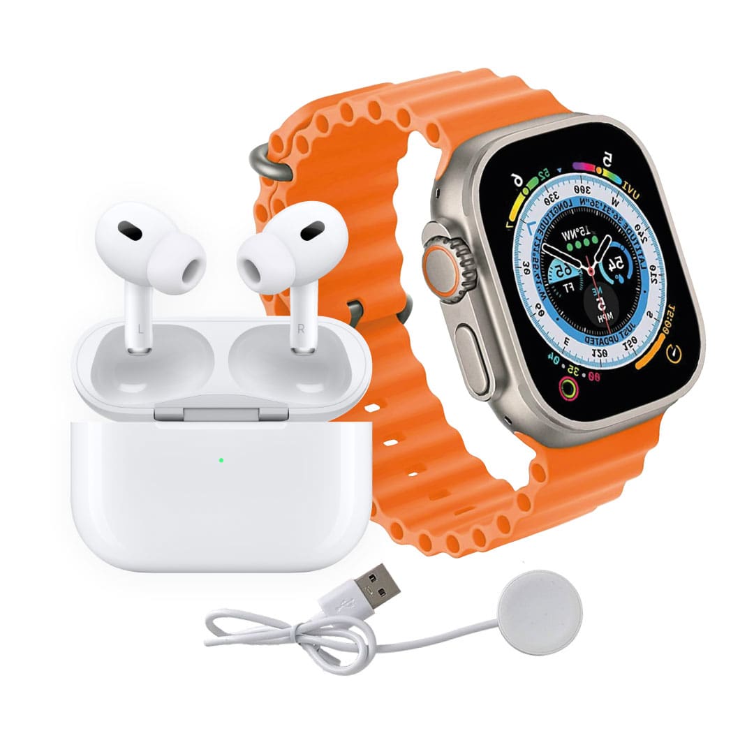 ¡COMBO! Smartwatch T800 Ultra + Audífonos Inalámbricos Watch Ultra ...