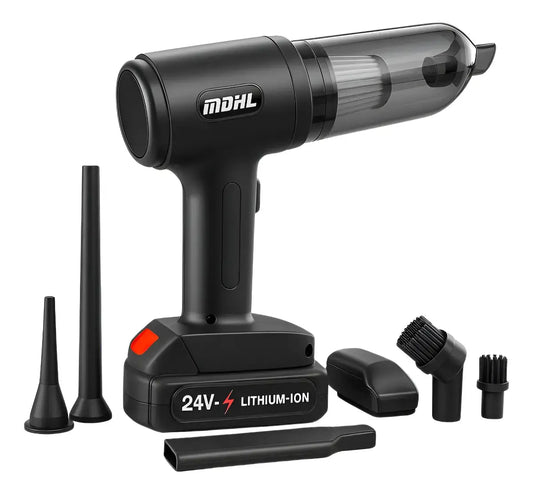 Aspiradora multifuncional Carro/Hogar 7 en 1 CON BATERIA 24V